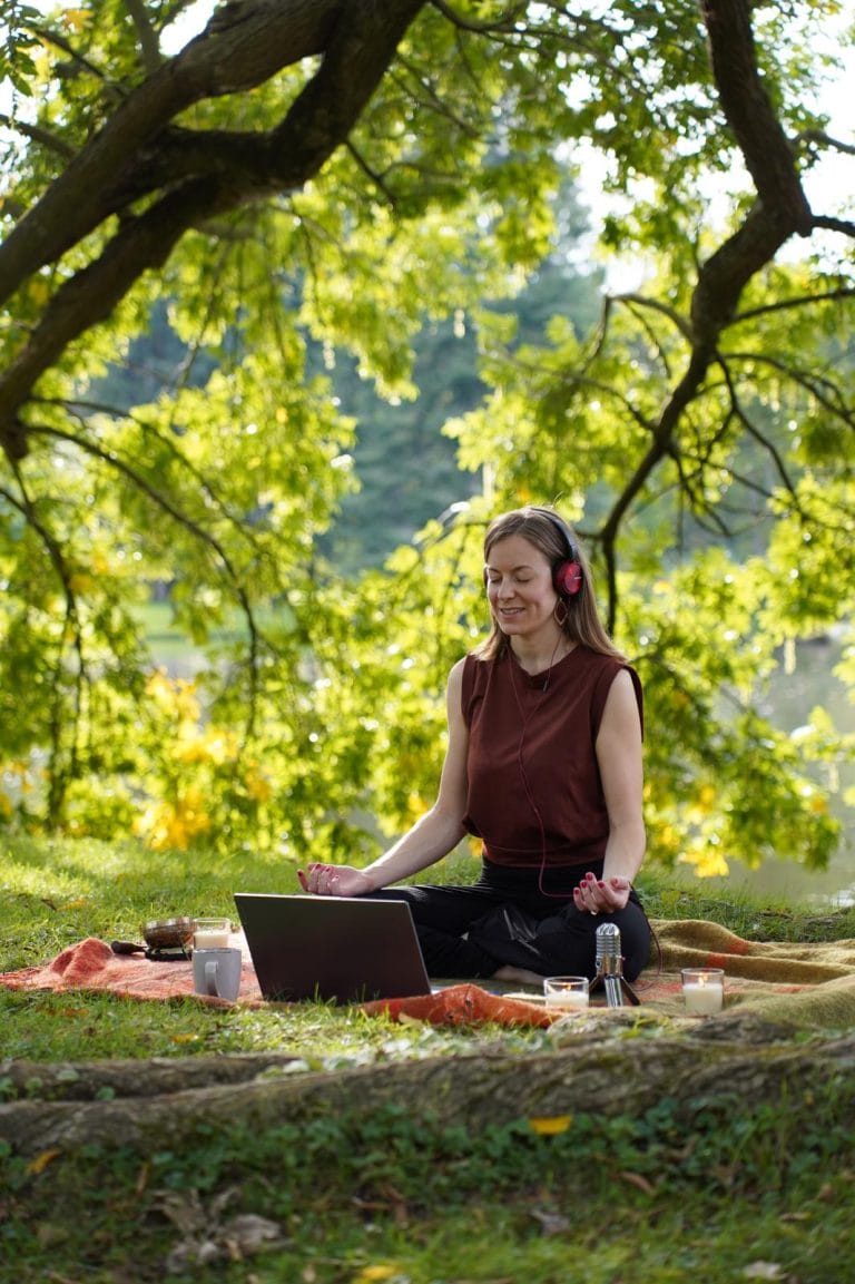 Online Meditation am See
